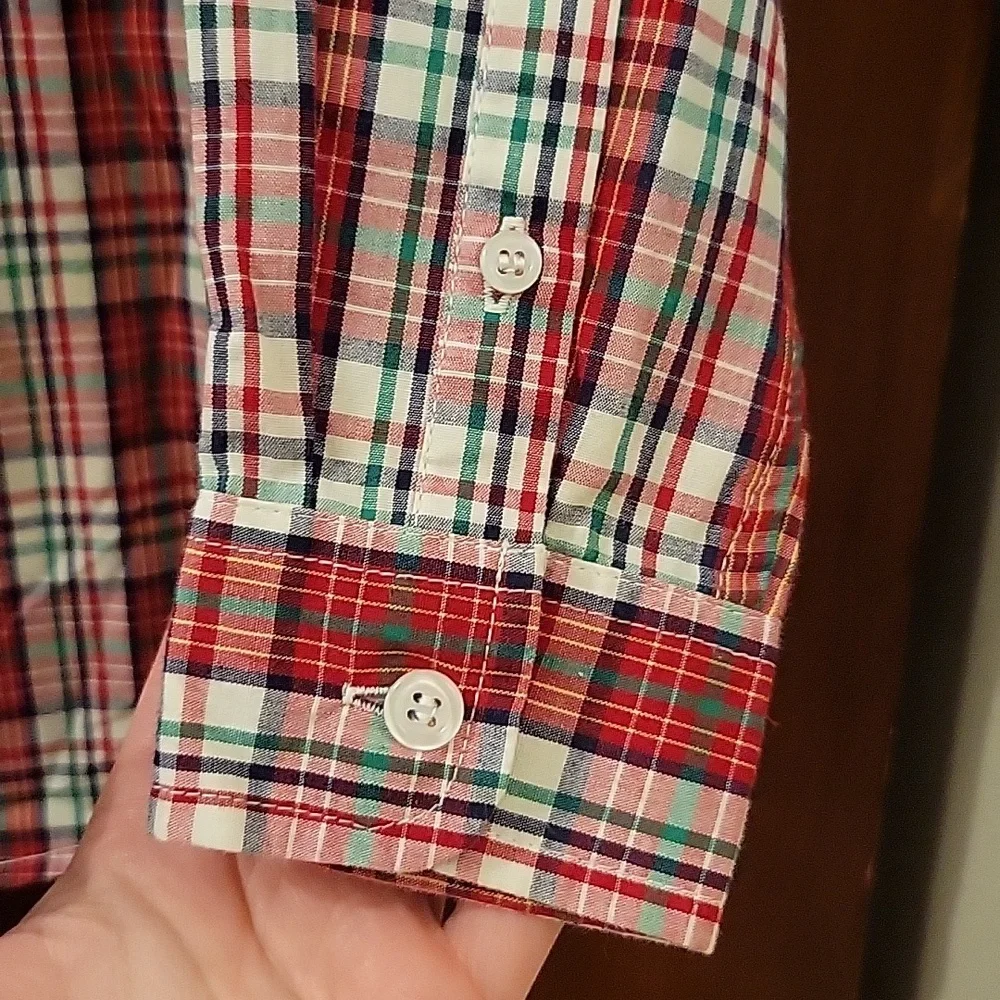 Red Plaid "Roscoe Shirt" by J. Bailey (Bailey Boys) in Size 8 Christmas Church - Picture 5 of 9